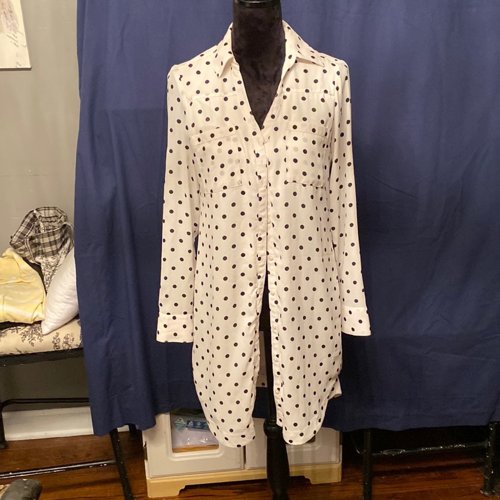 Express Portofino shirt dress small